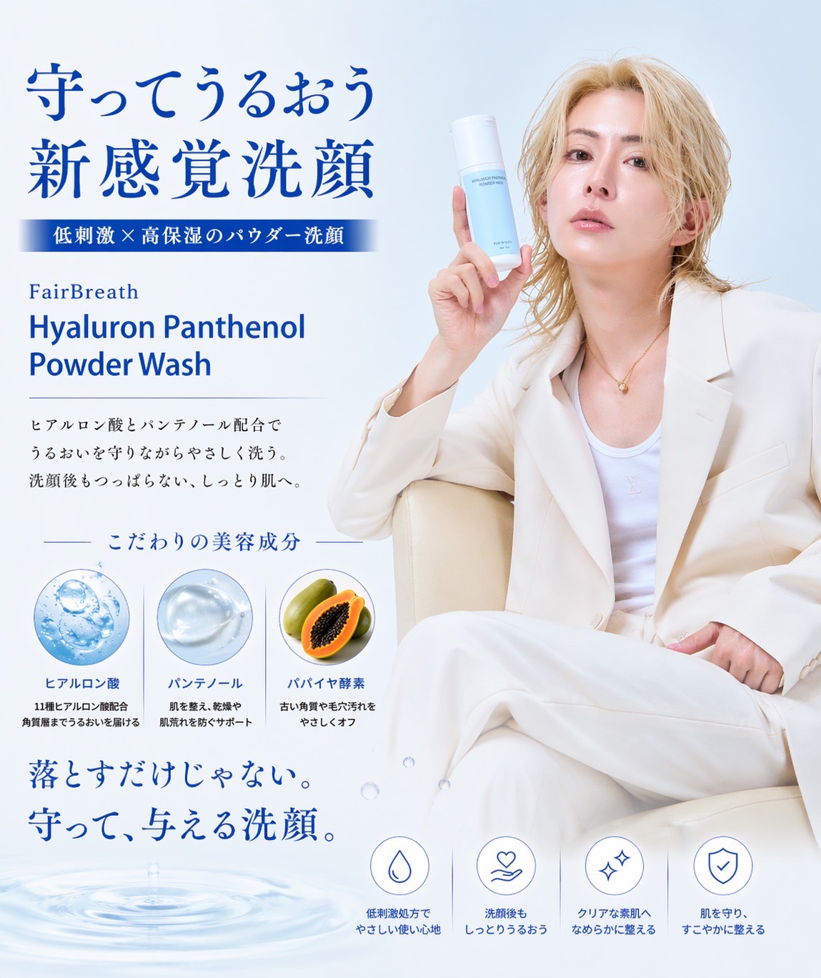 Fair Breath Hyaluron Panthenol Powder Wash 商品詳細